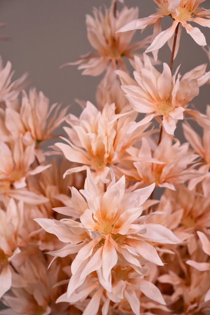 Faux Spider Chrysanthemum Whisper Flower Stem - Peach