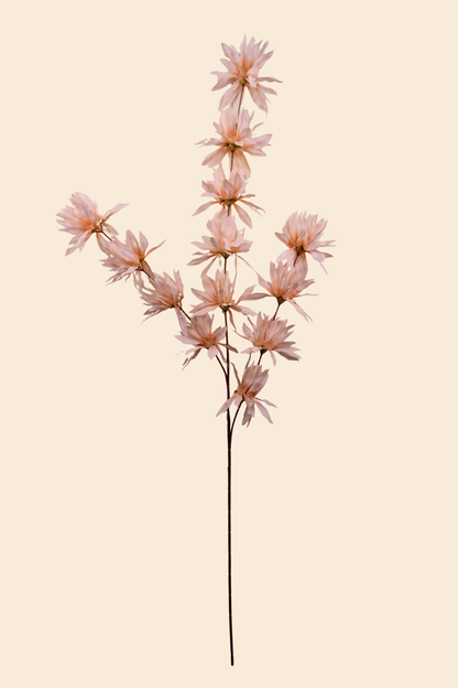 Faux Spider Chrysanthemum Whisper Flower Stem - Peach