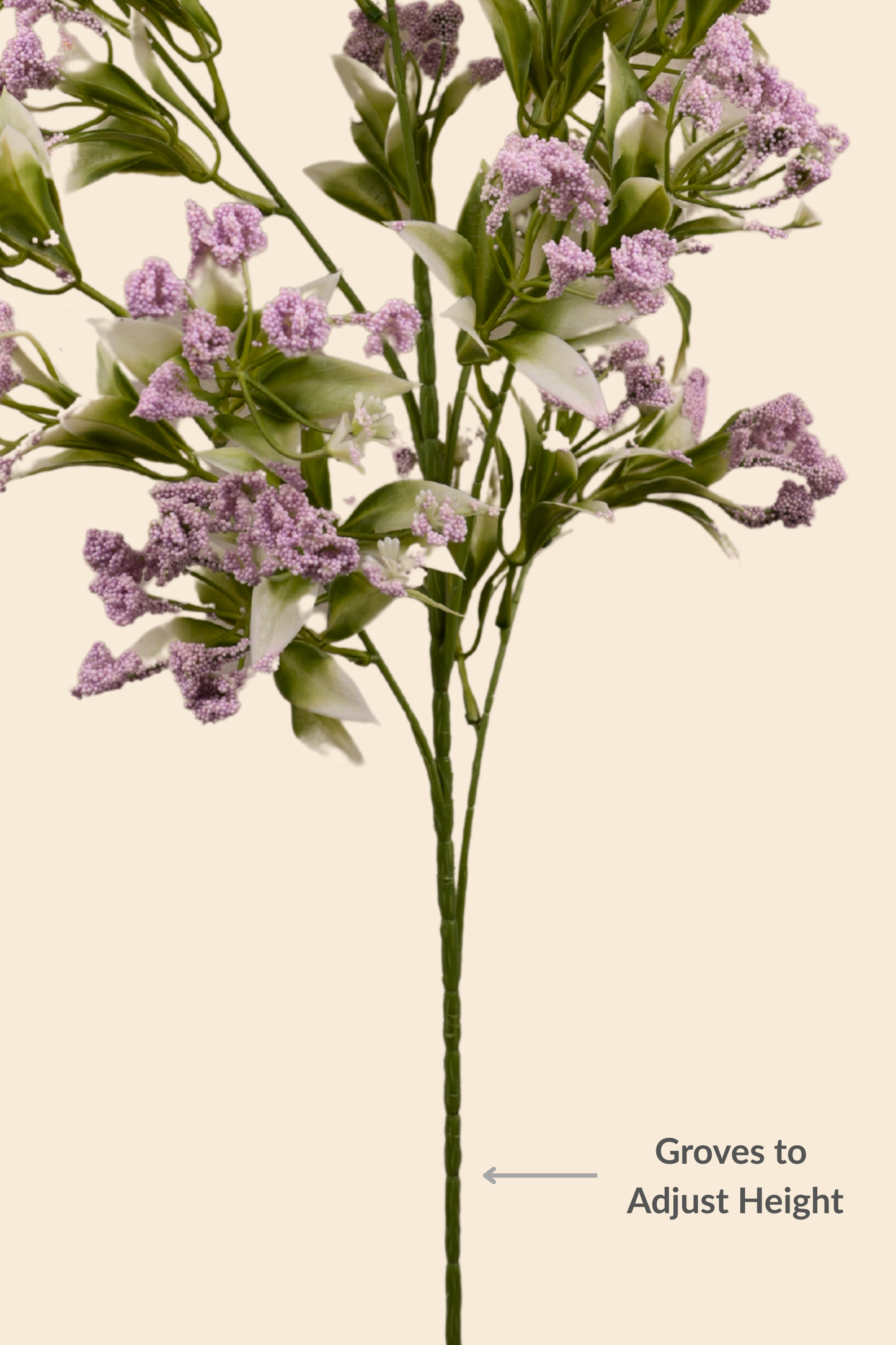Faux Gypsophila Babys Breath Flower Stem - Lavender