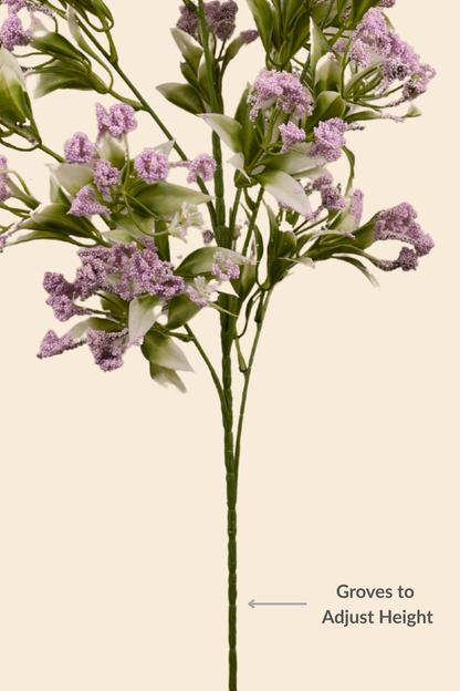 Faux Gypsophila Babys Breath Flower Stem - Lavender