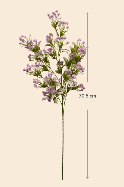 Faux Gypsophila Babys Breath Flower Stem - Lavender
