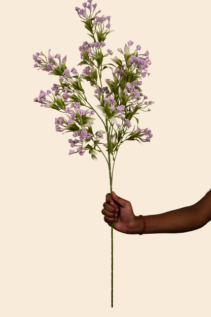 Faux Gypsophila Babys Breath Flower Stem - Lavender