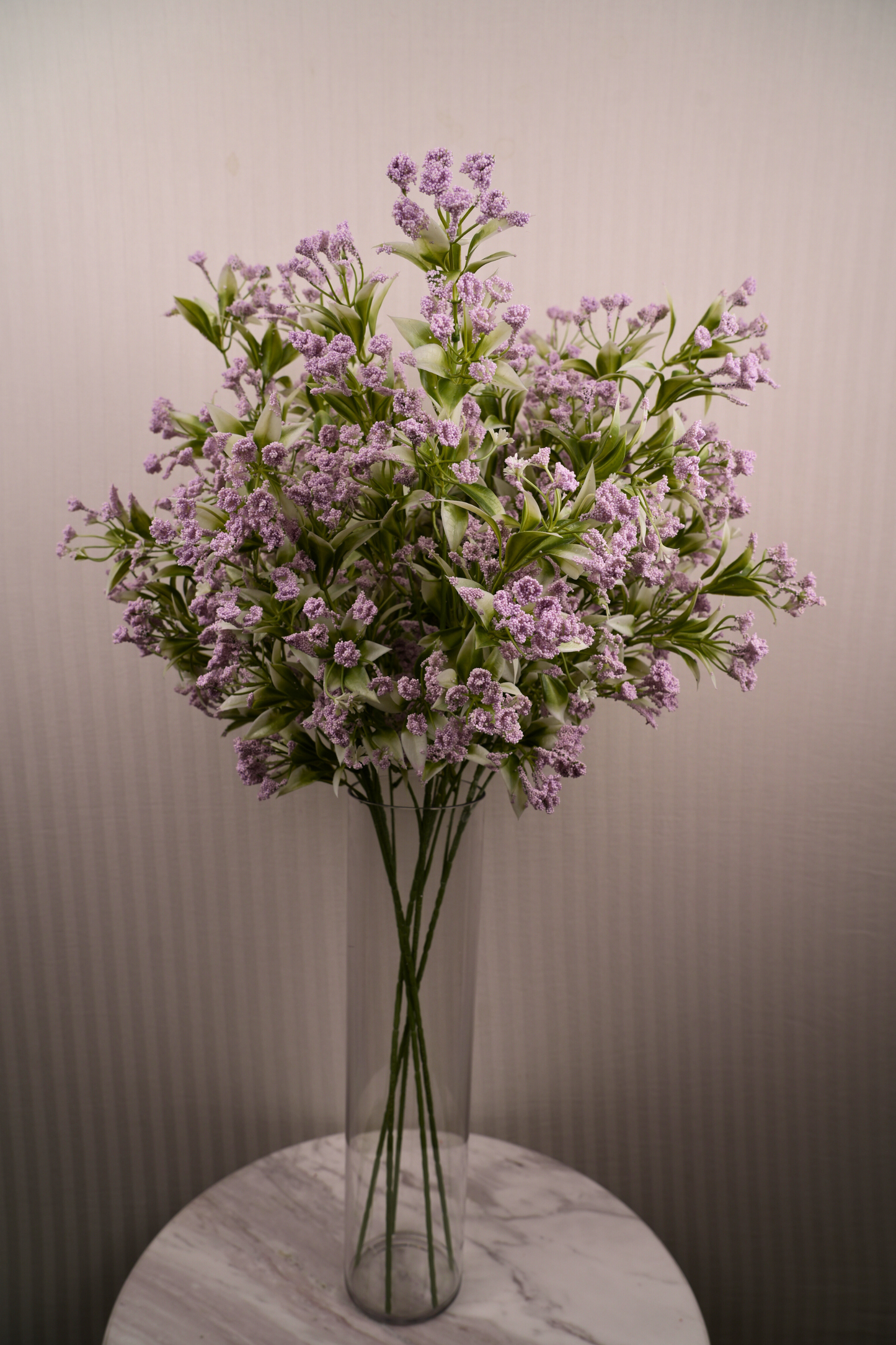 Faux Gypsophila Babys Breath Flower Stem - Lavender