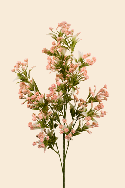 Faux Gypsophila Babys Breath Flower Stem - Light Pink