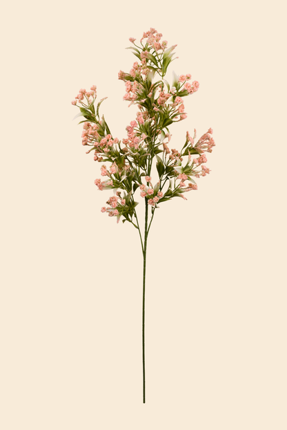 Faux Gypsophila Babys Breath Flower Stem - Light Pink