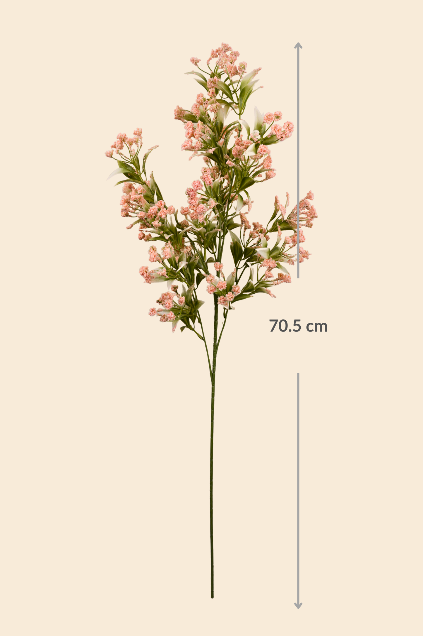 Faux Gypsophila Babys Breath Flower Stem - Light Pink