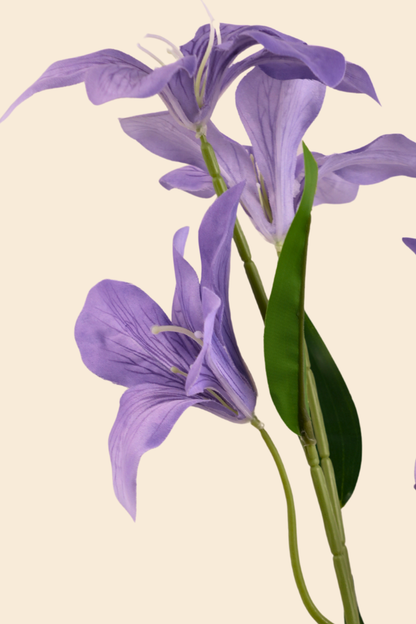 Faux Clemantis Azure Flower Stem - Lavender