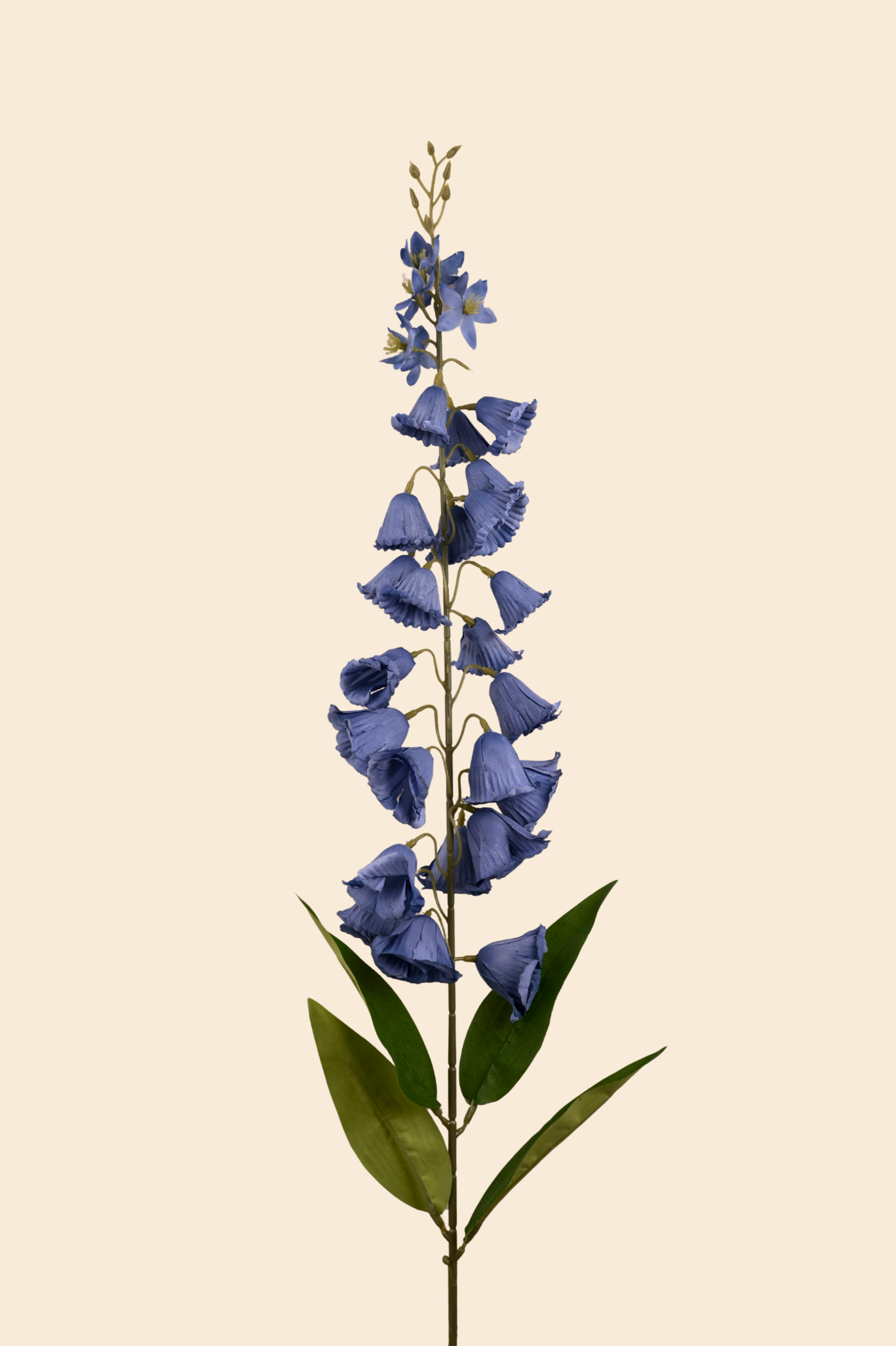 Faux Campanula Bell Flower Flower Stem - Blue