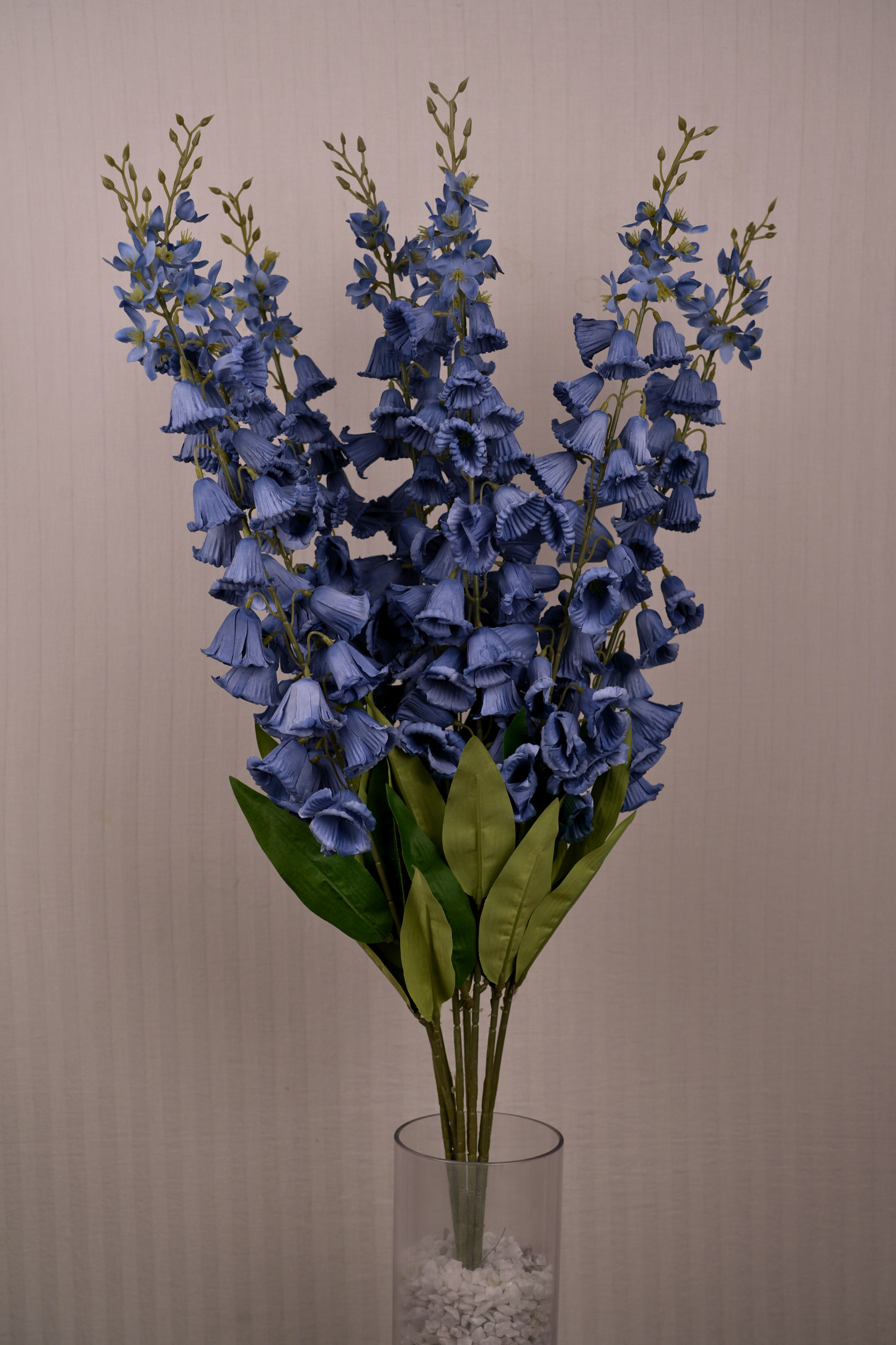 Faux Campanula Bell Flower Flower Stem - Blue