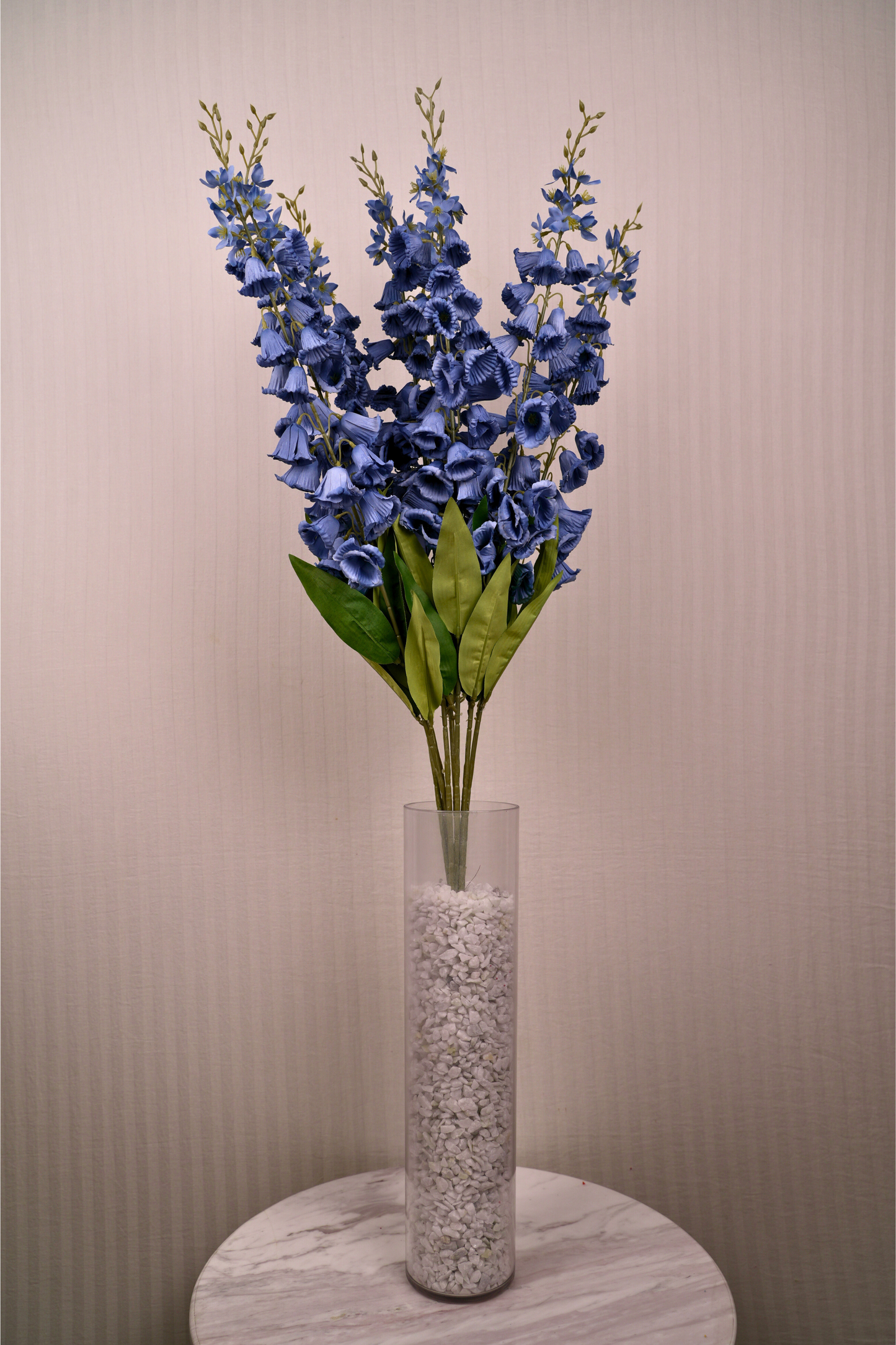 Faux Campanula Bell Flower Flower Stem - Blue