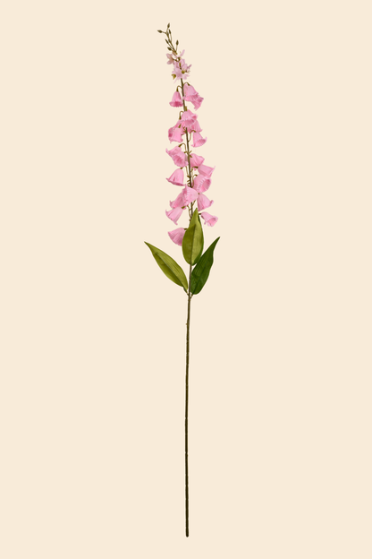 Faux Campanula Bell Flower Flower Stem - Light Pink