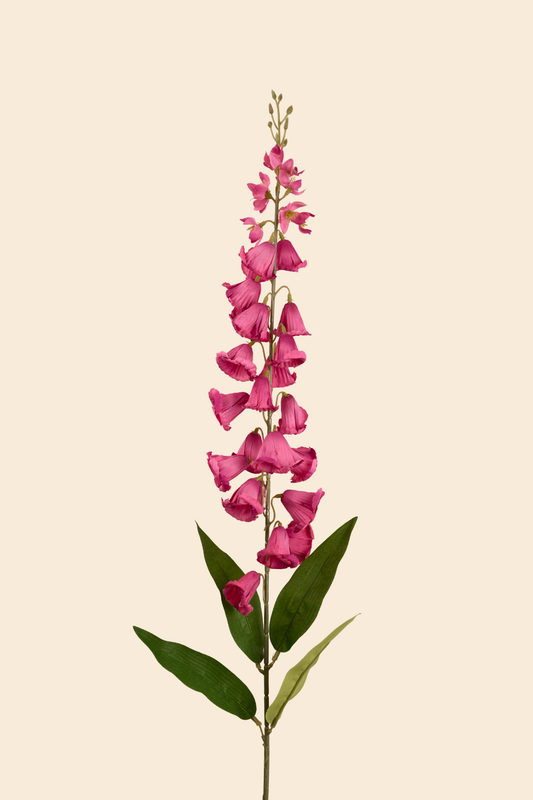 Faux Campanula Bell Flower Flower Stem - Pink