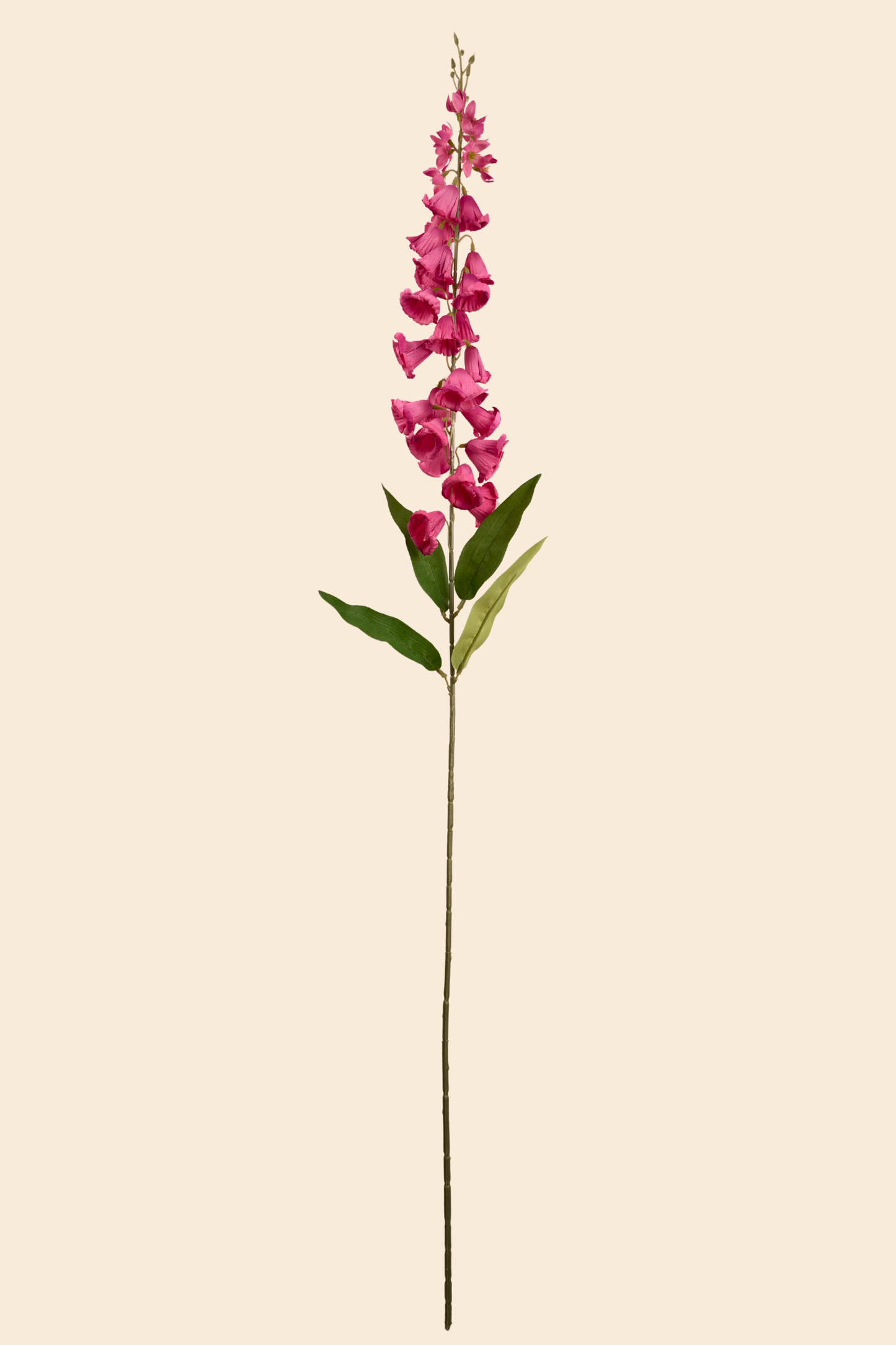 Faux Campanula Bell Flower Flower Stem - Pink