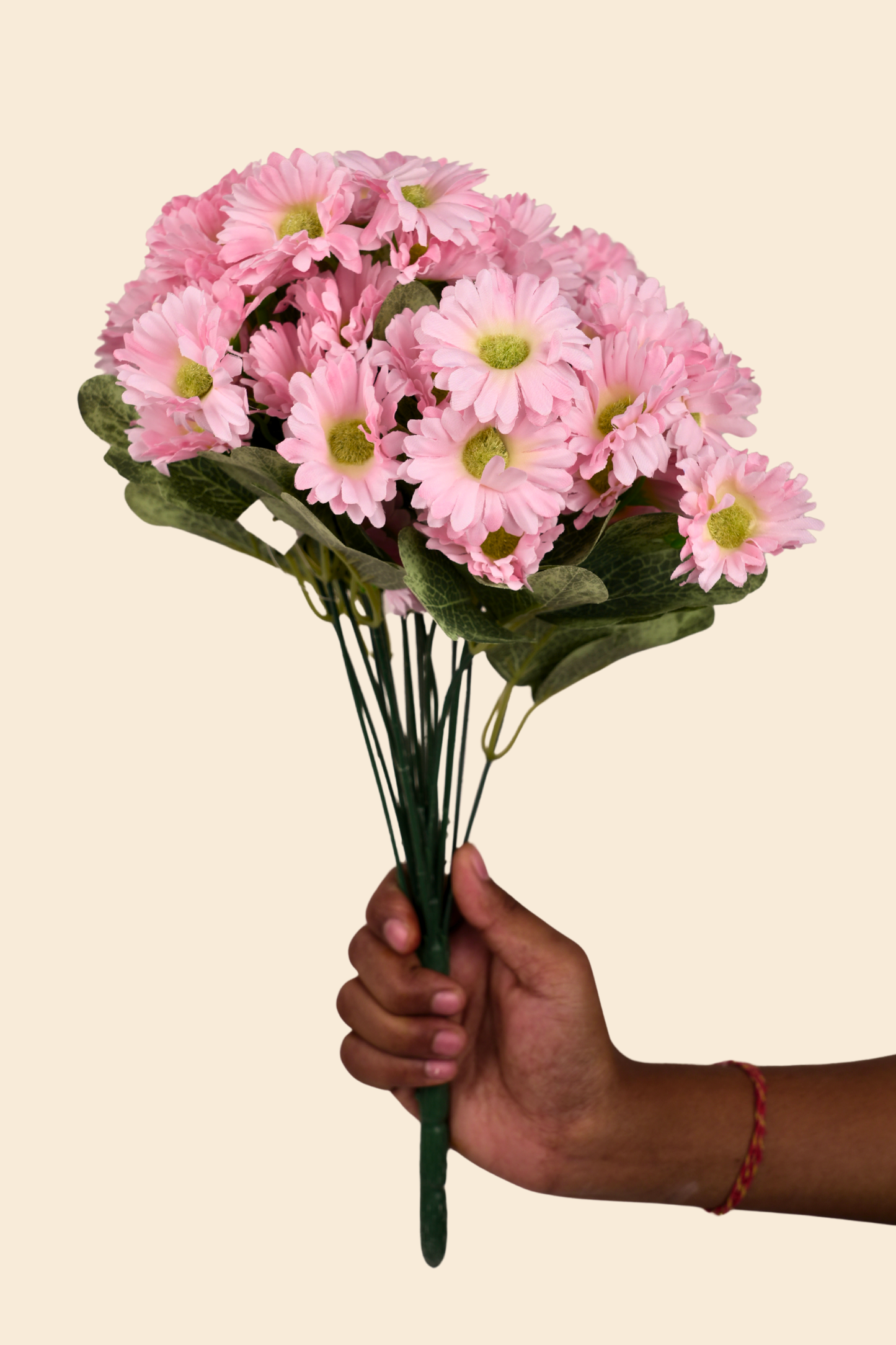 Faux Gerbera Daisy Mini Flower Stem - Pink