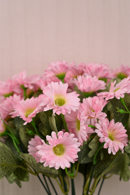 Faux Gerbera Daisy Mini Flower Stem - Pink