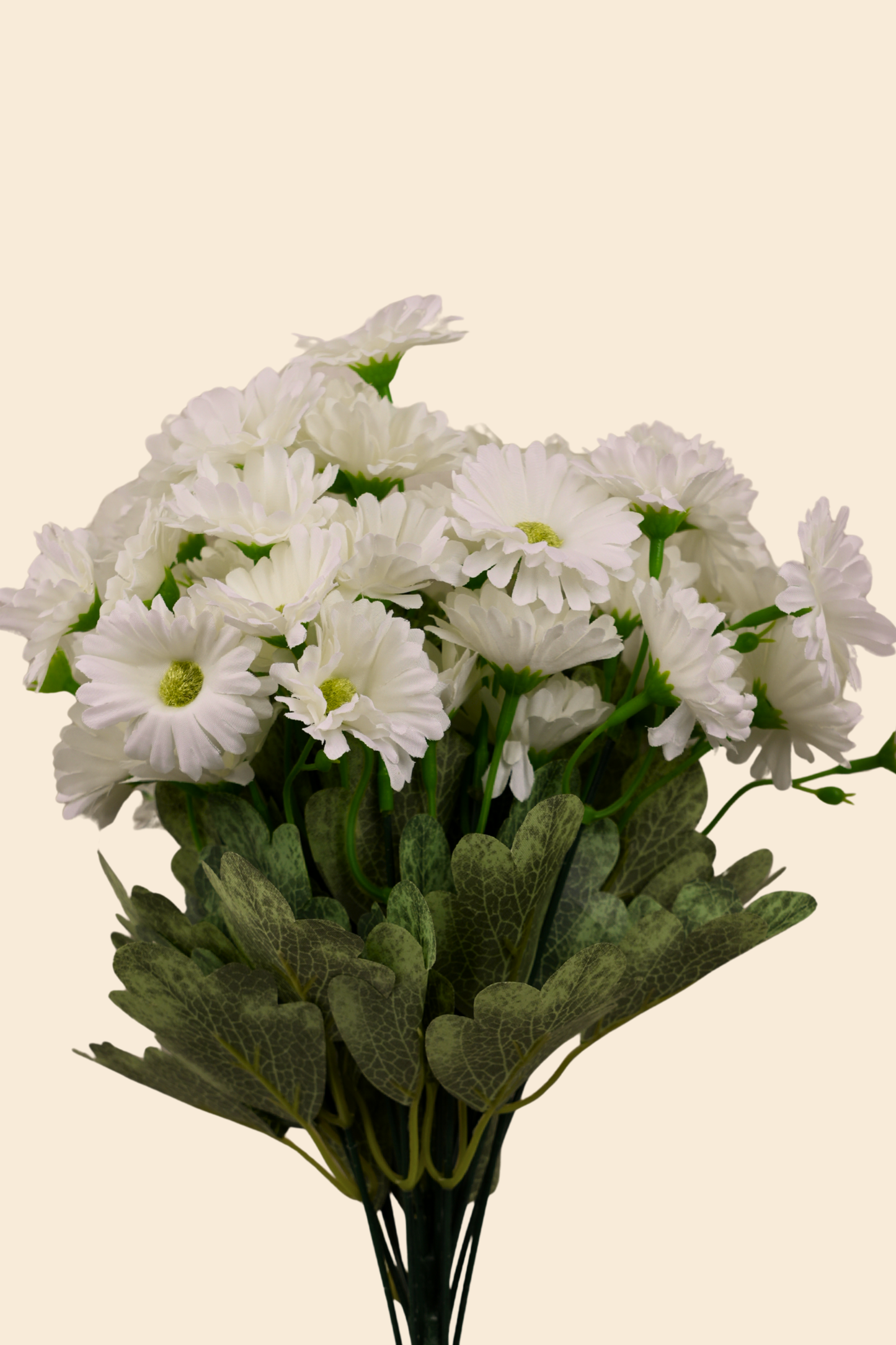 Faux Gerbera Daisy Mini Flower Stem - White
