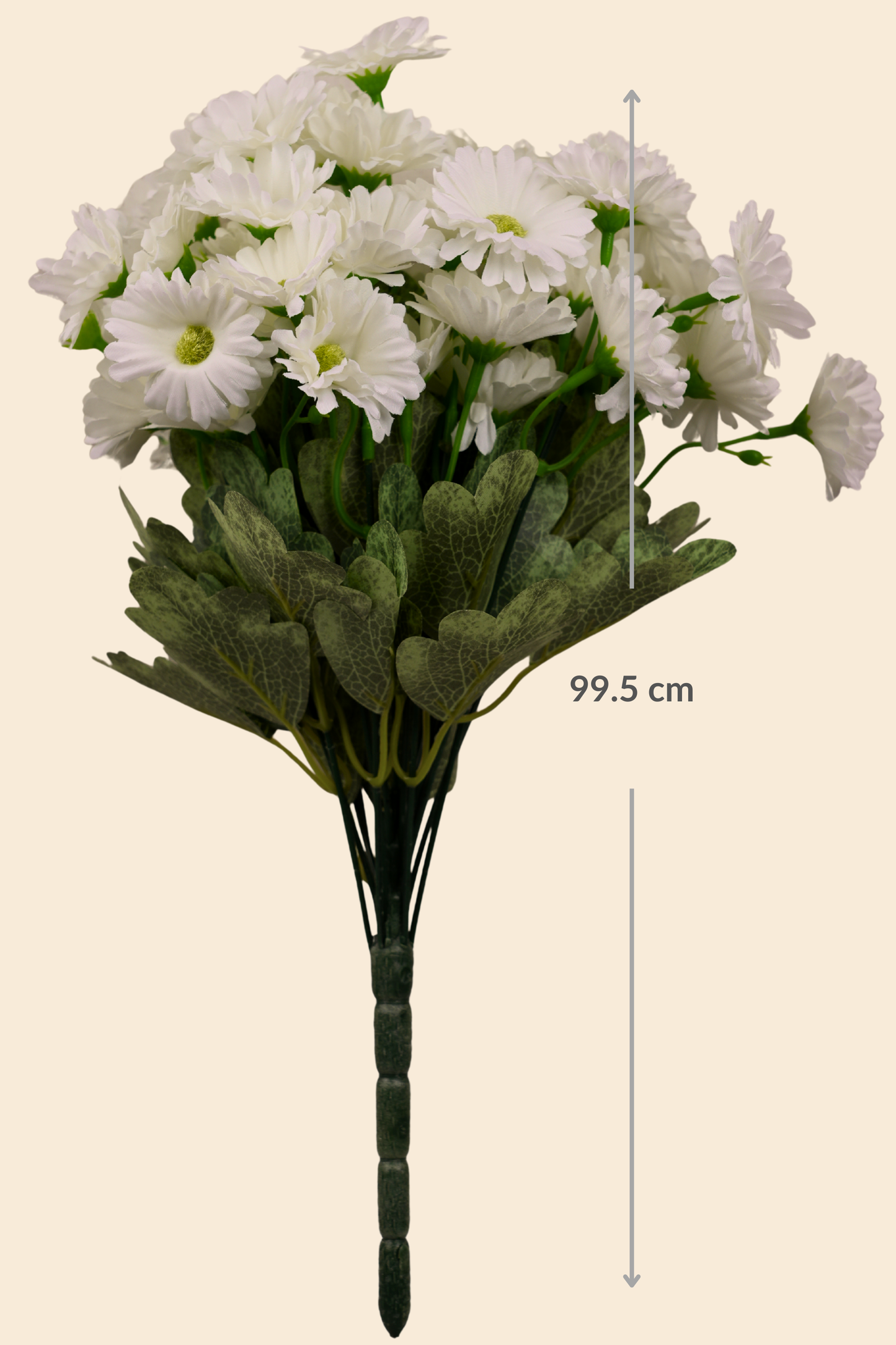 Faux Gerbera Daisy Mini Flower Stem - White