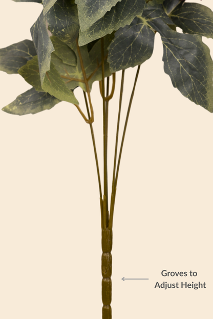 Faux Chrysanthemums Pompom Hairball Whimsical Flower Stem - Mauve Purple