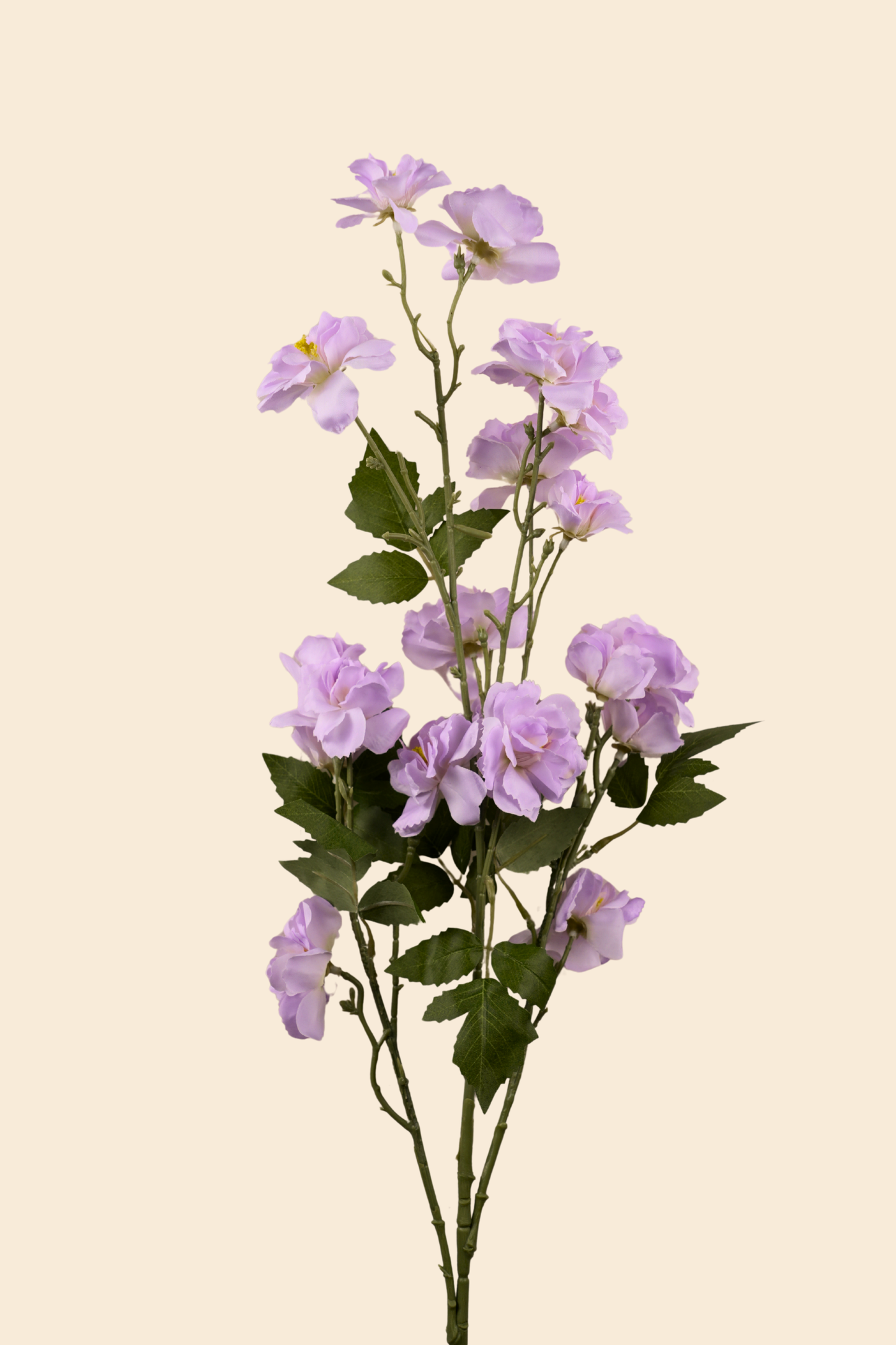 Faux Lathyrus Sweet Pea Flower Stem - Lavender