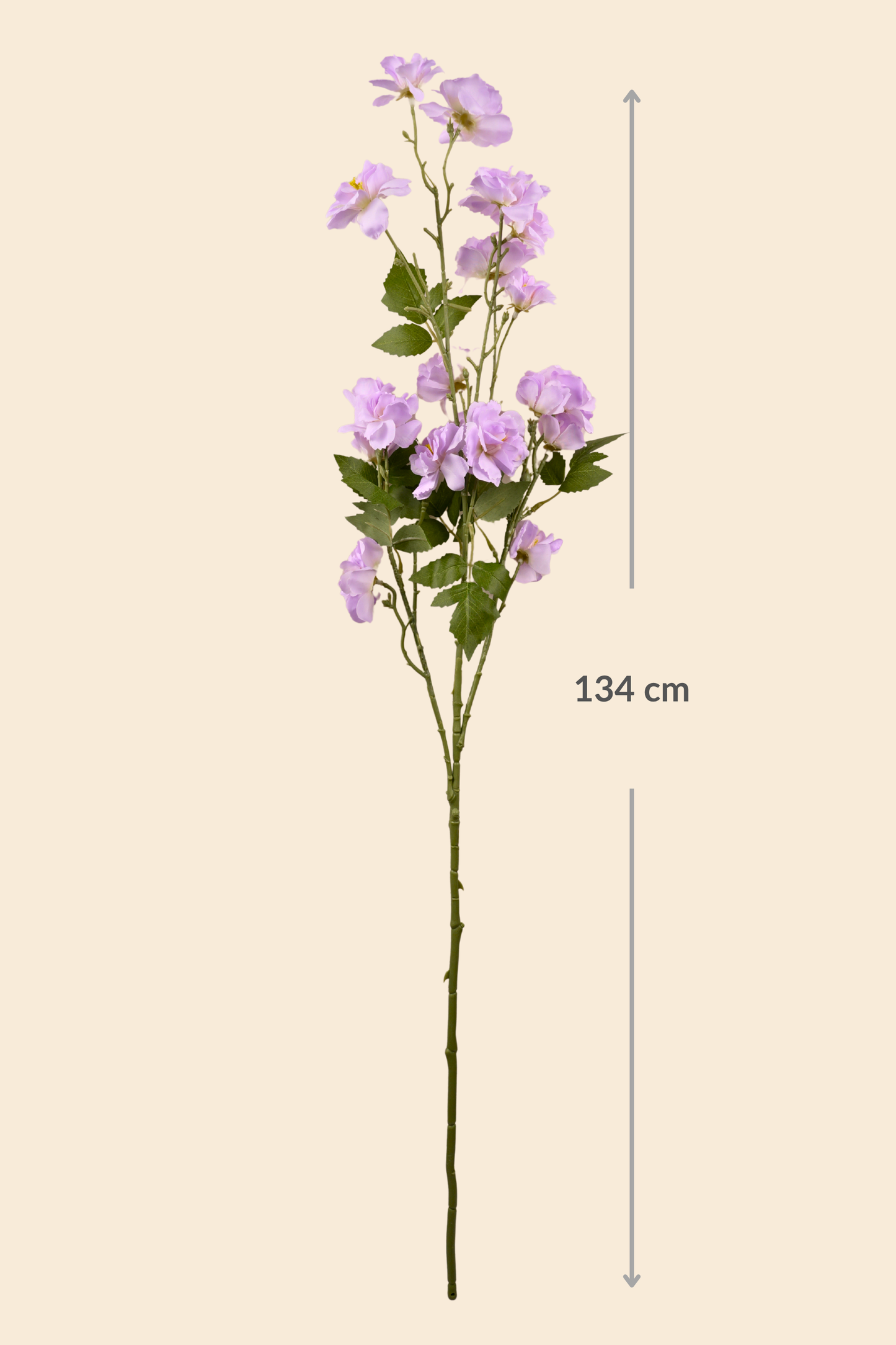 Faux Lathyrus Sweet Pea Flower Stem - Lavender