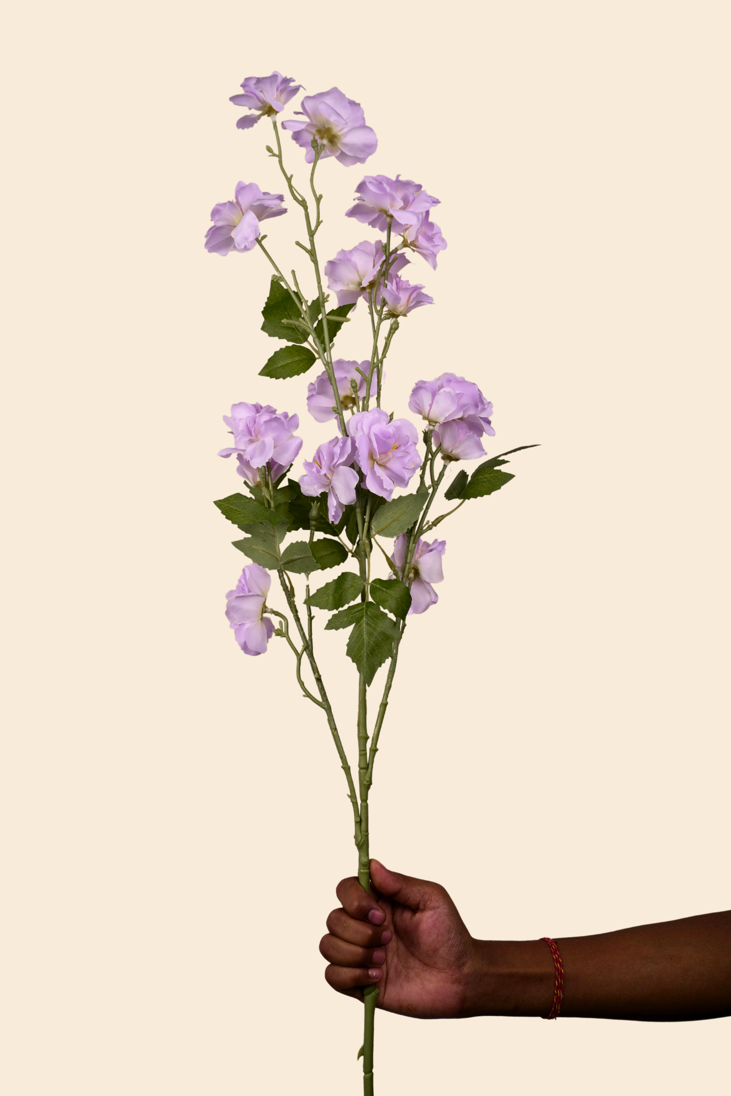Faux Lathyrus Sweet Pea Flower Stem - Lavender