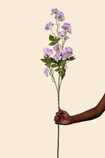 Faux Lathyrus Sweet Pea Flower Stem - Lavender