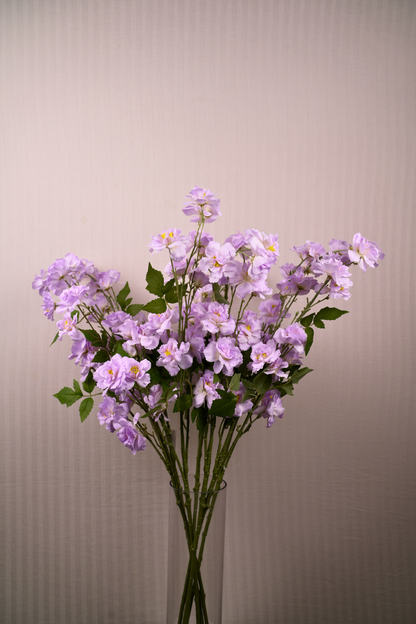 Faux Lathyrus Sweet Pea Flower Stem - Lavender