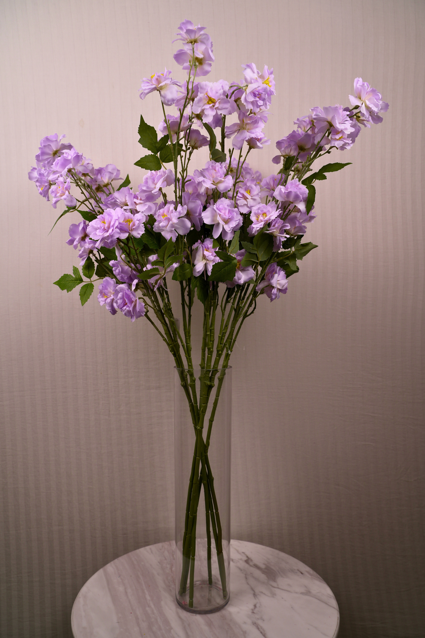 Faux Lathyrus Sweet Pea Flower Stem - Lavender