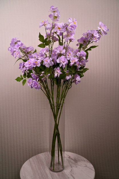 Faux Lathyrus Sweet Pea Flower Stem - Lavender