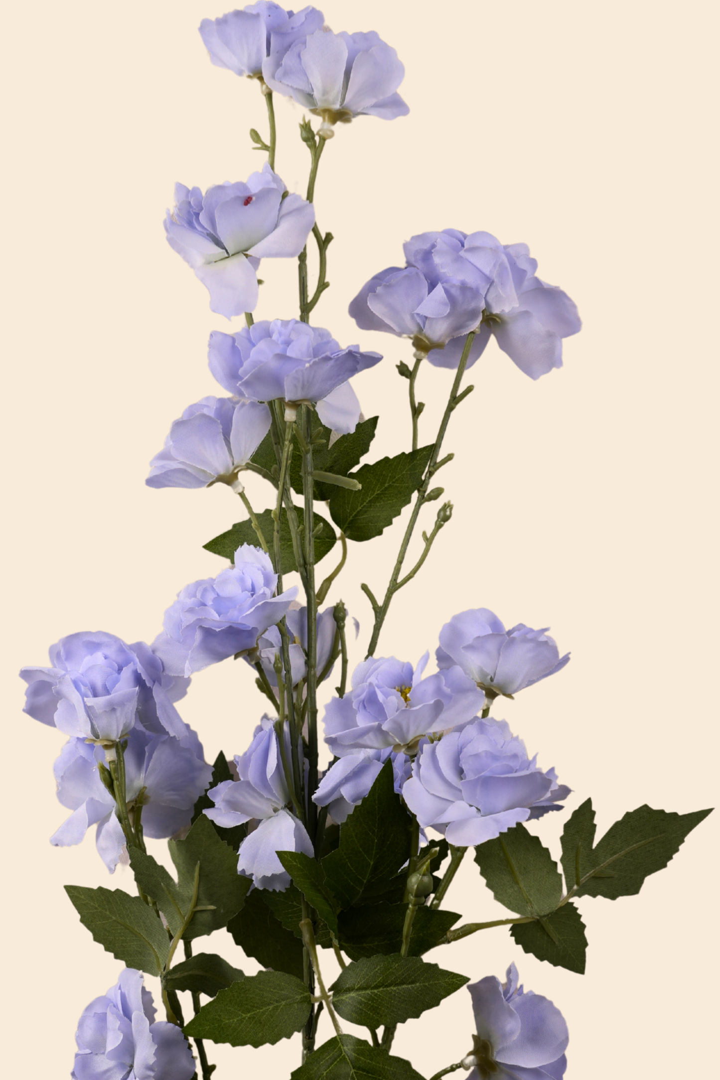 Faux Lathyrus Sweet Pea Flower Stem - Light Blue