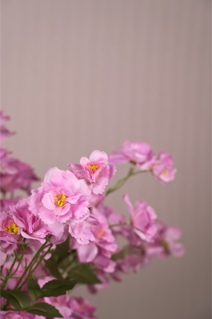 Faux Lathyrus Sweet Pea Flower Stem - Pink