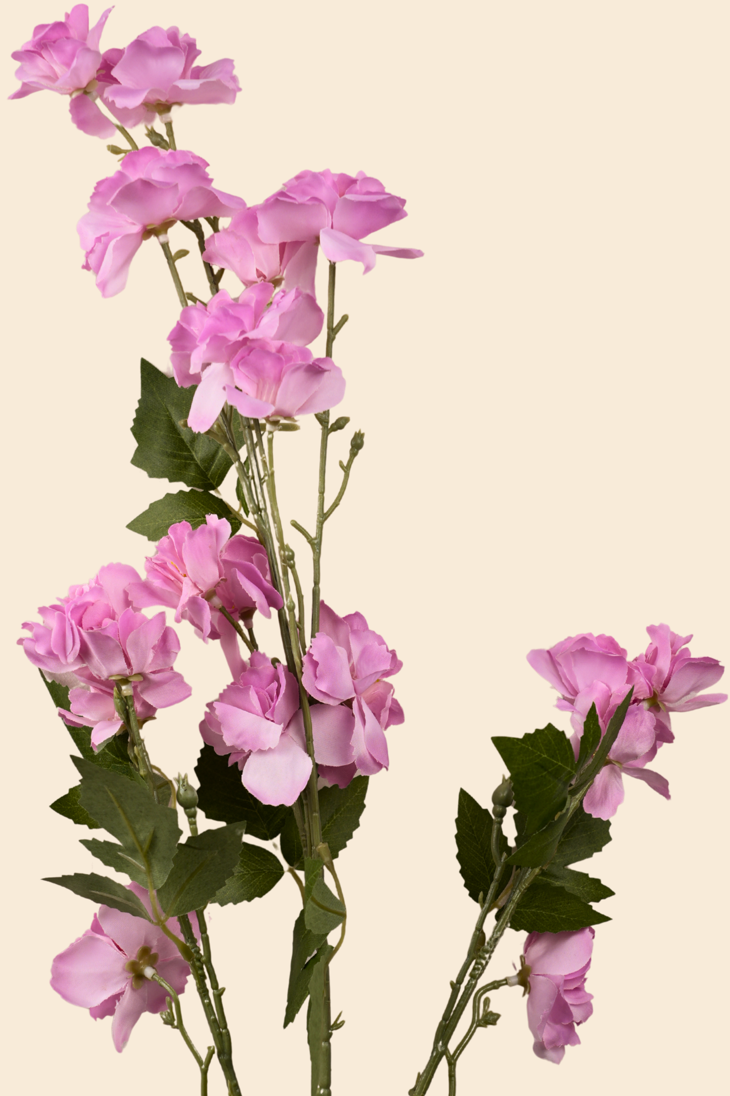 Faux Lathyrus Sweet Pea Flower Stem - Pink