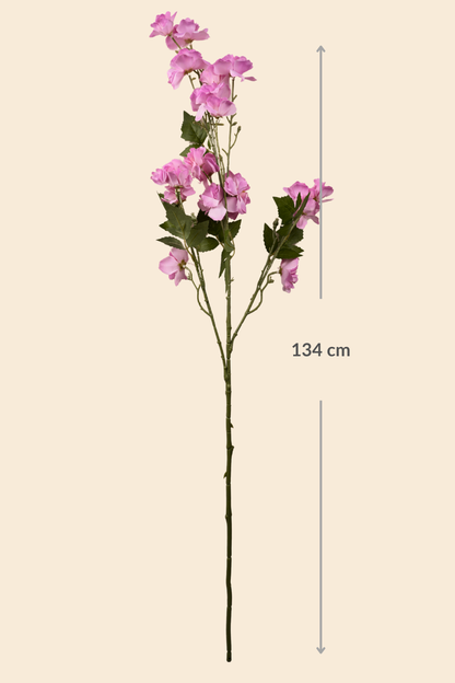 Faux Lathyrus Sweet Pea Flower Stem - Pink