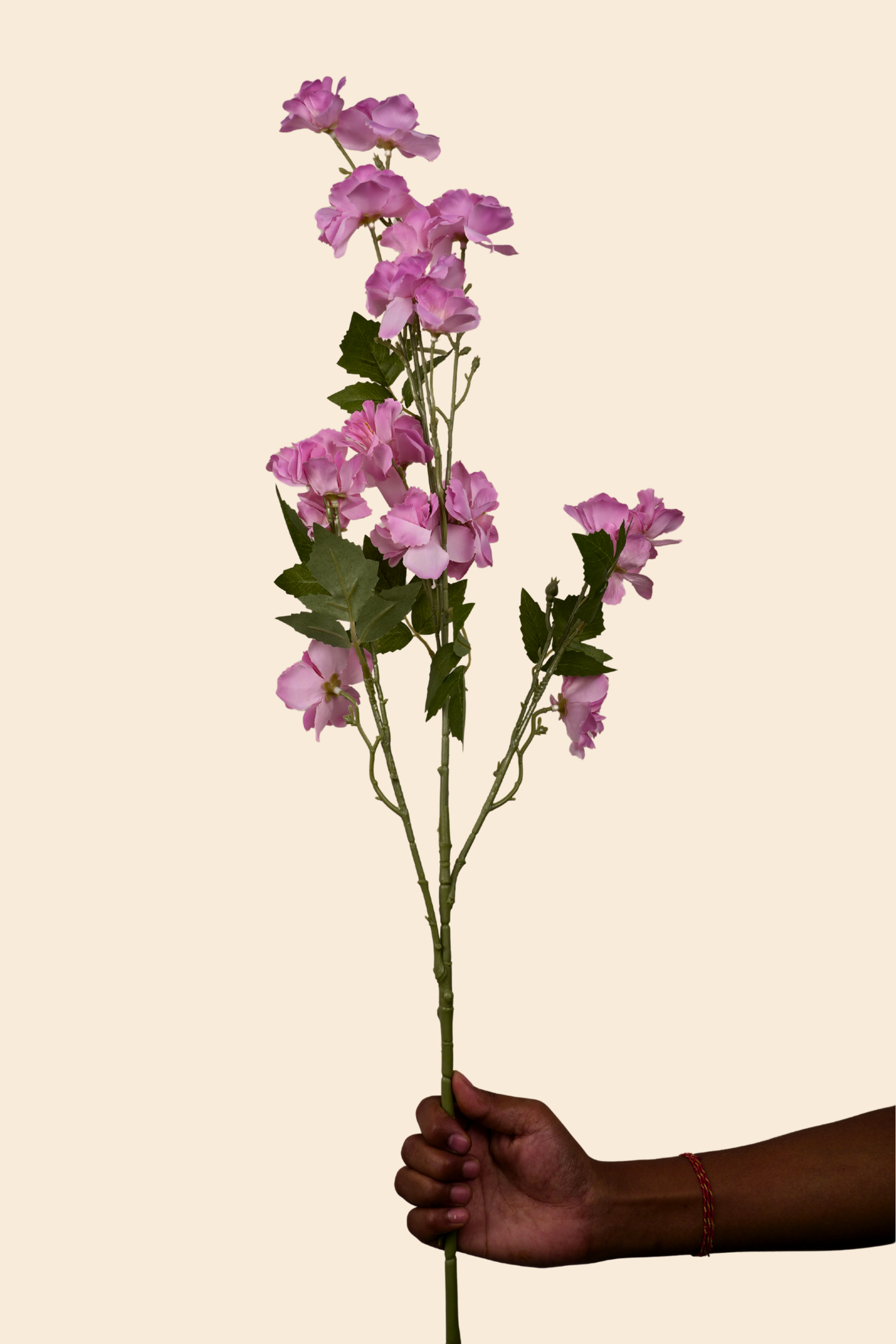 Faux Lathyrus Sweet Pea Flower Stem - Pink