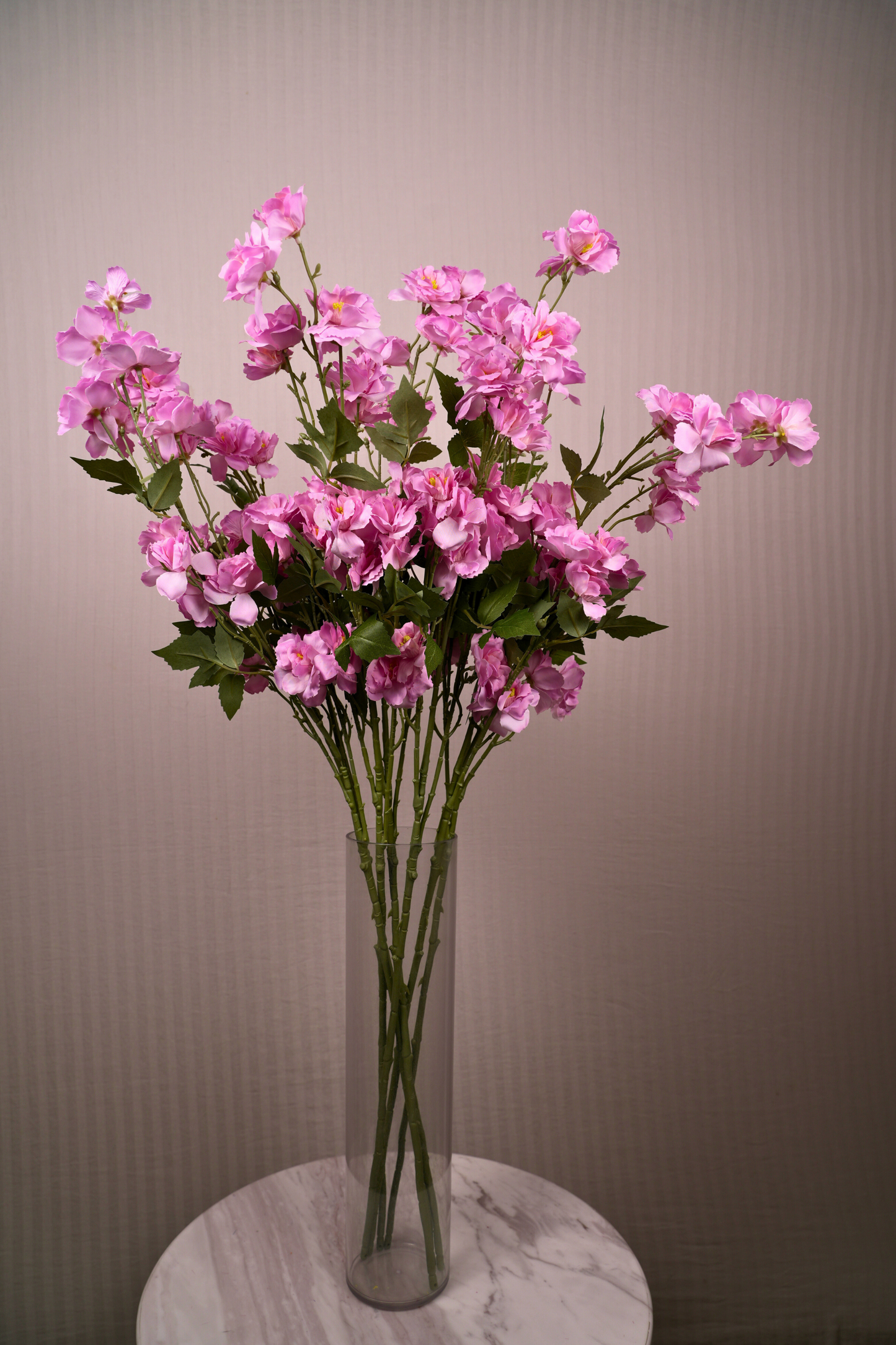 Faux Lathyrus Sweet Pea Flower Stem - Pink