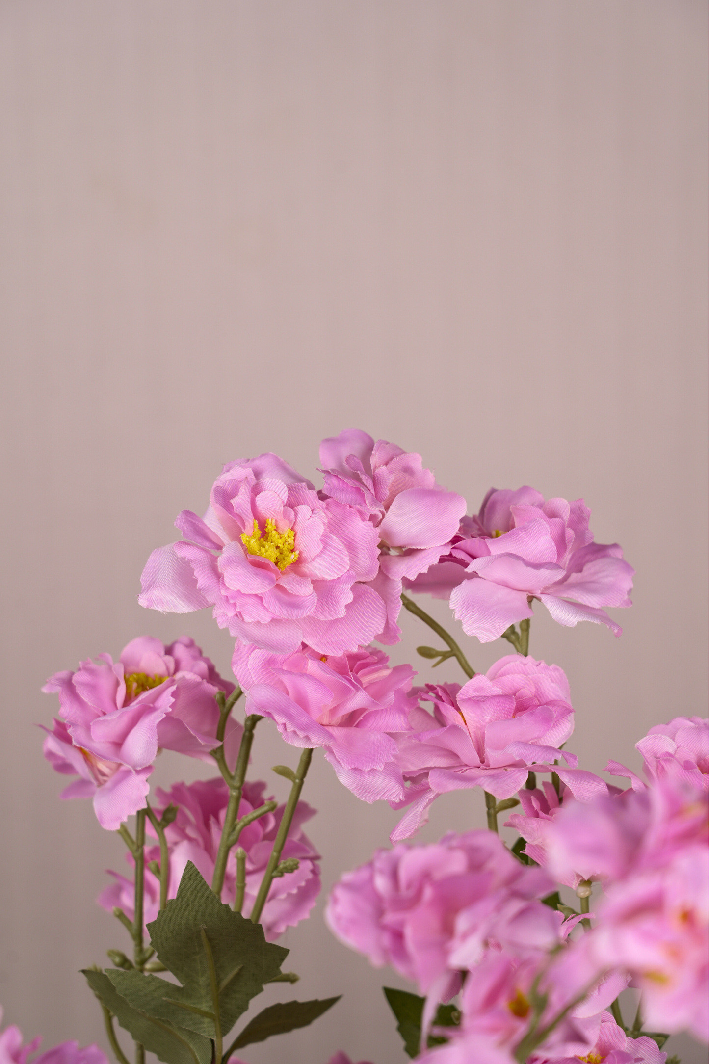 Faux Lathyrus Sweet Pea Flower Stem - Pink