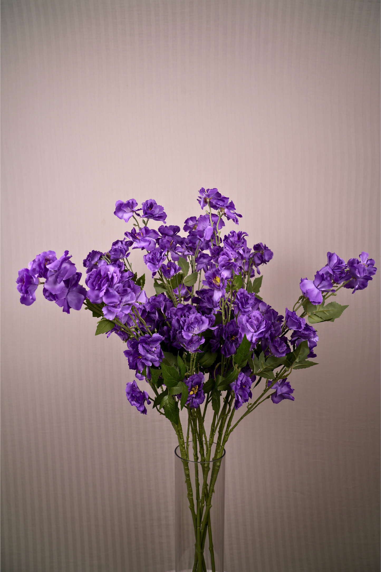 Faux Lathyrus Sweet Pea Flower Stem - Purple