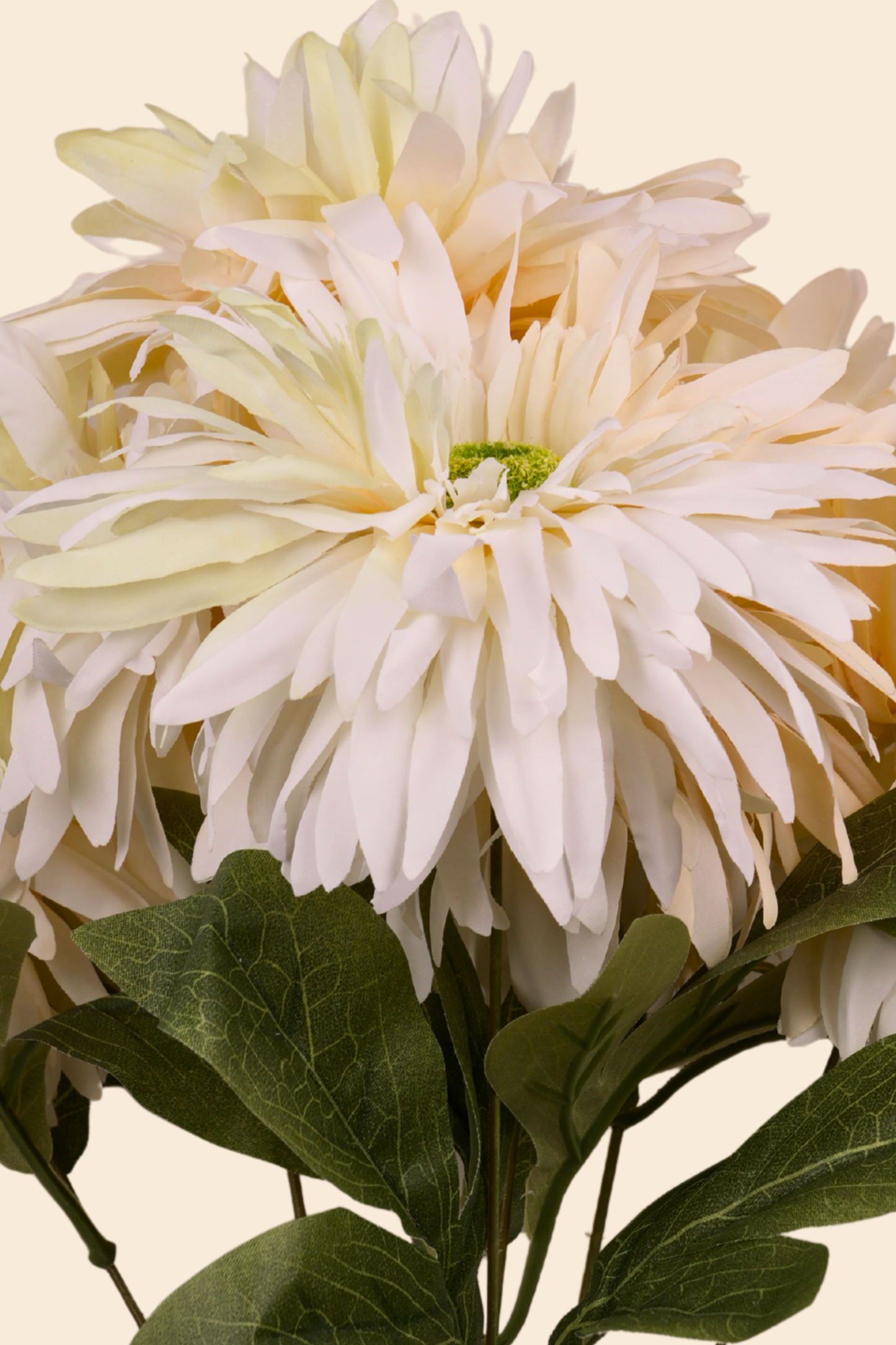 Faux Chrysanthemums Ethereal Flower Stem - Cream Yellow