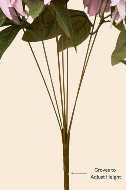 Faux Chrysanthemums Ethereal Flower Stem - Light Pink