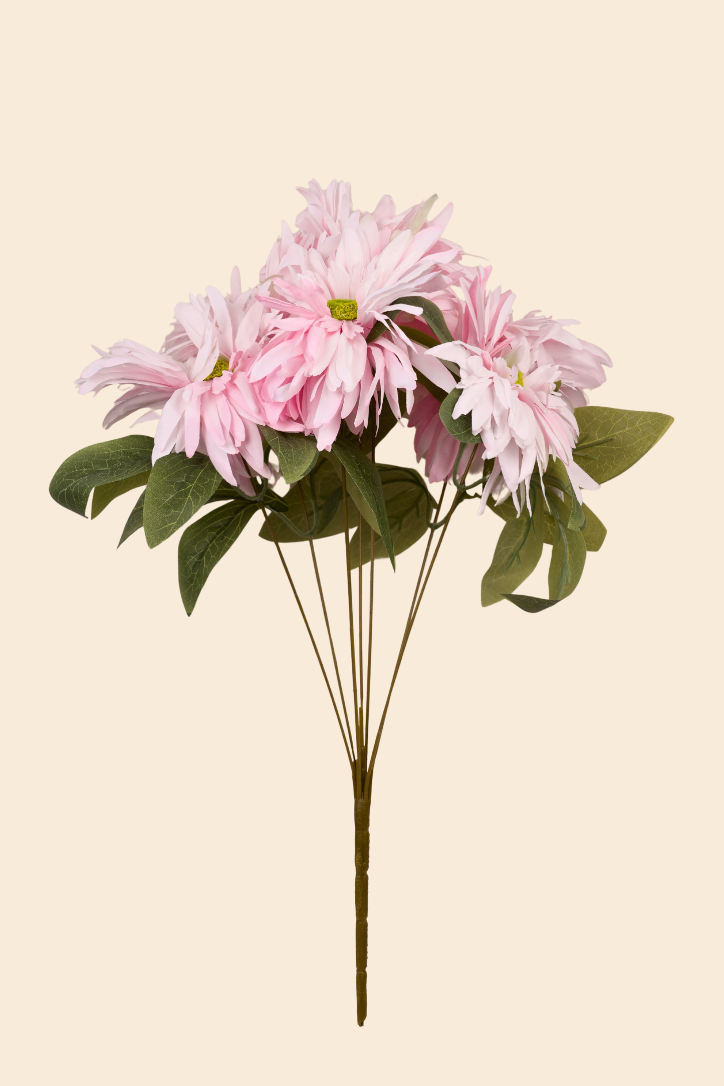 Faux Chrysanthemums Ethereal Flower Stem - Light Pink