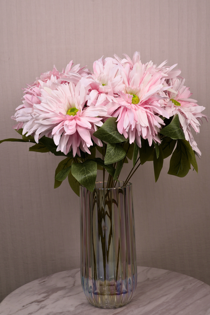 Faux Chrysanthemums Ethereal Flower Stem - Light Pink