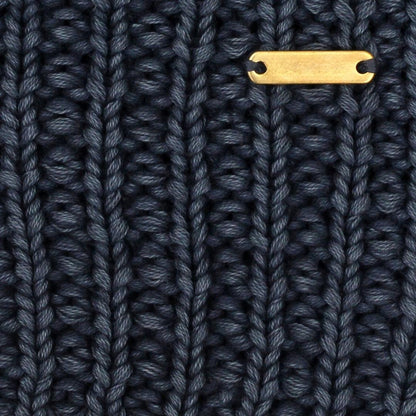 Jersey Blue Cotton Knitted Throw Blanket (50 in x 66 in)